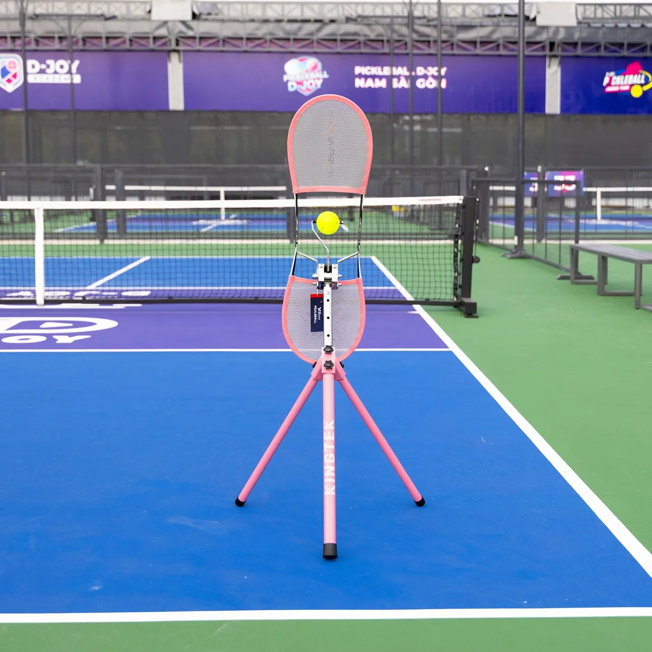 thiết bị tập topspin pickleball hồng 5